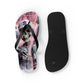 Smokey Scholars TM Astro Skele Pink Flip Flops - Smokey Scholars