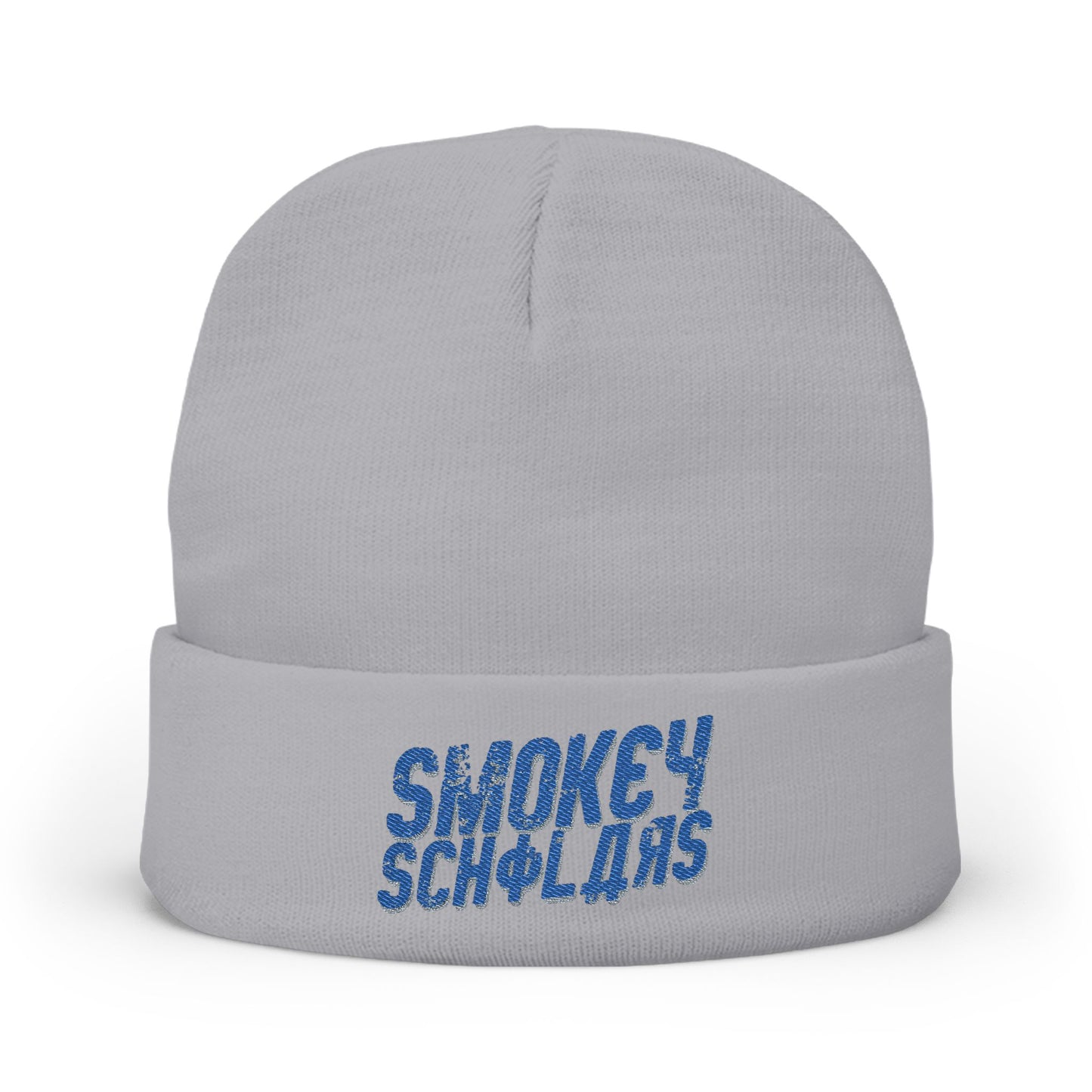 Smokey Scholars TM Gamma Smoke Knit Beanie (Embroidery) - Smokey Scholars