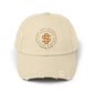 Smokey Scholars Gold Emblem Unisex Distressed Cap - Smokey Scholars