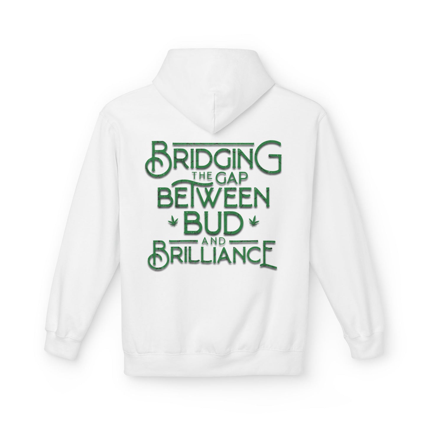 Smokey Scholars TM Green Bridge Unisex Midweight Softstyle Fleece Hoodie - Smokey Scholars