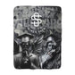 Smokey Scholars Double Statue Sherpa Fleece Blanket - Smokey Scholars
