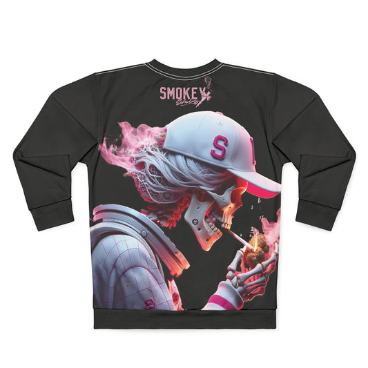 Smokey Scholars Tm Black & Pink Astroskele Unisex Sweatshirt - Smokey Scholars