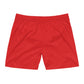 Smokey Scholars TM Red Angelic Mathematics  Men's Mid-Length Swim Shorts - Smokey Scholars