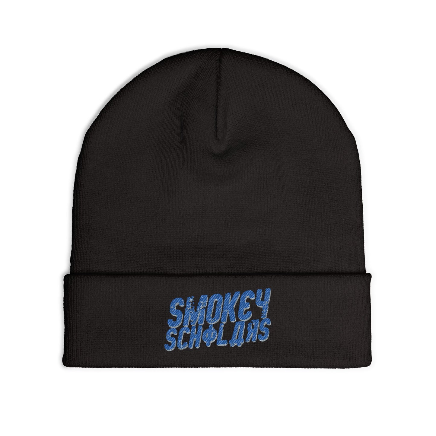 Smokey Scholars TM Gamma Smoke Knit Beanie (Embroidery) - Smokey Scholars
