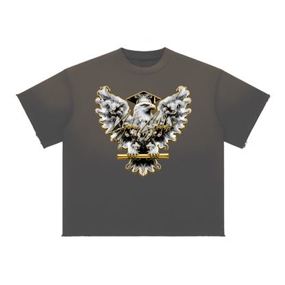 Smokey Scholars Sun Fade Raw Edge Graphic T-Shirt - Smokey Scholars