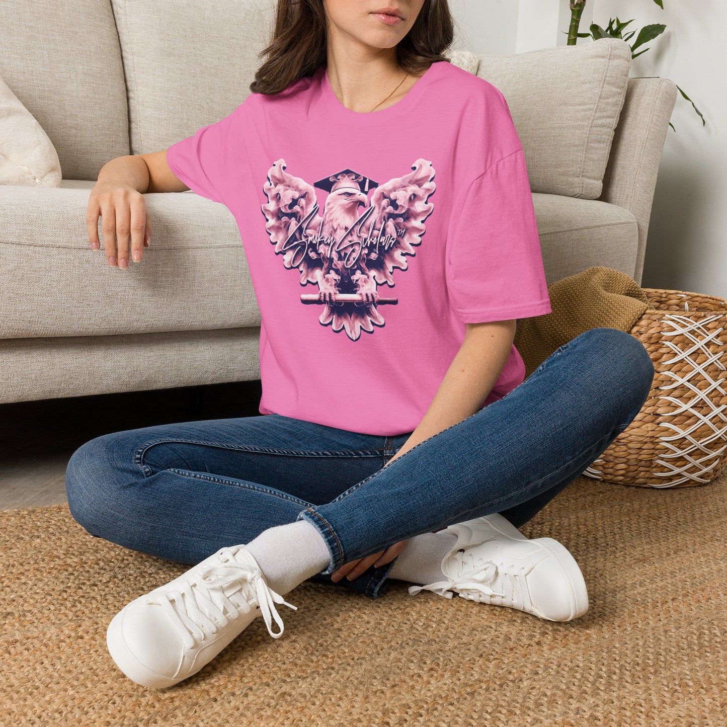 Smokey Scholars Winged Scholar Eagle Tee