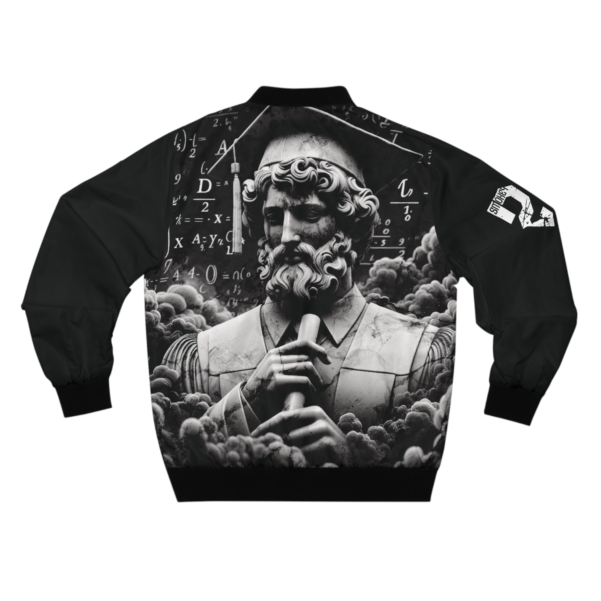 Smokey Scholars TM Heavy Smoker Men's Bomber Jacket - Smokey Scholars