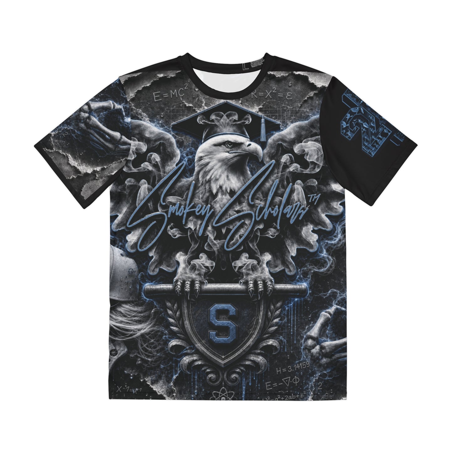 Smokey Scholars Midnight Scholar All-Over Print Tee