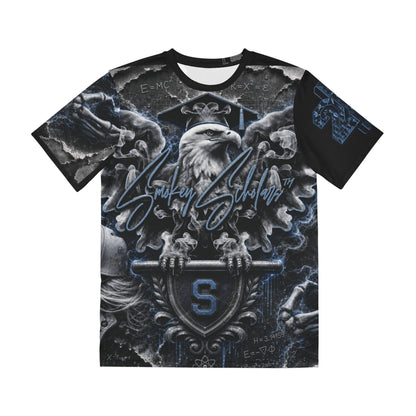 Smokey Scholars Midnight Scholar All-Over Print Tee