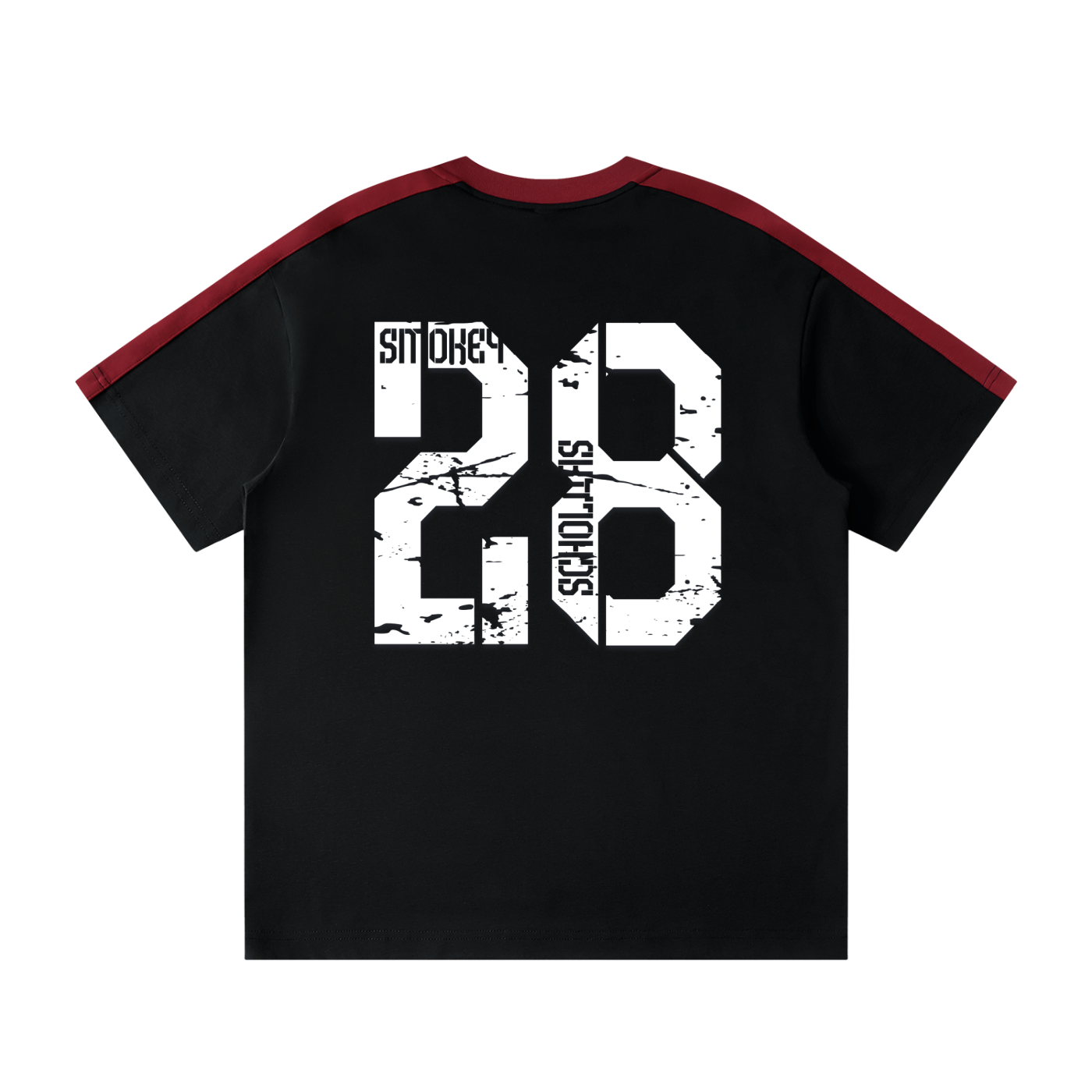 Smokey Scholars Colorblock Striped Graphic T-Shirt - Smokey Scholars