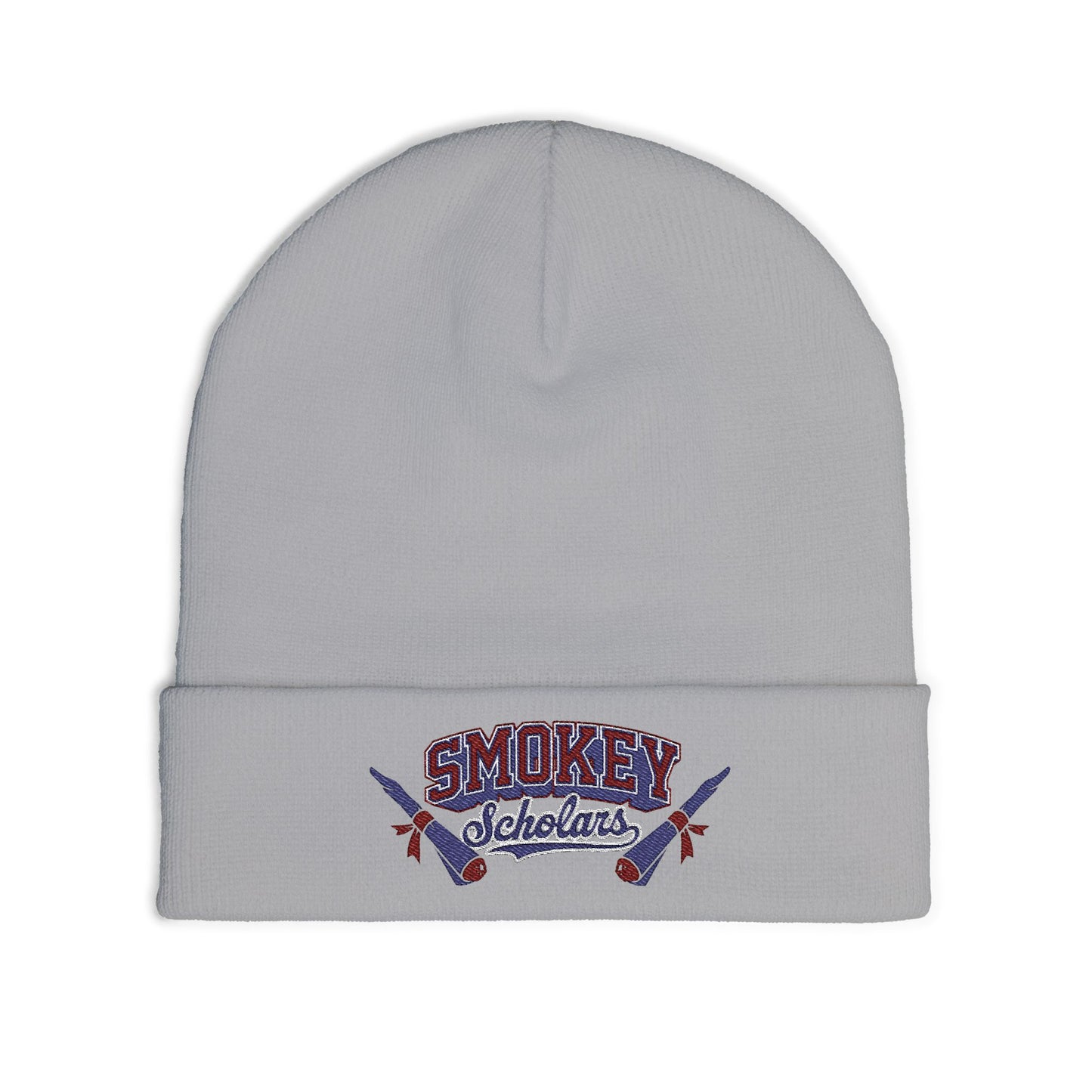 Smokey Scholars TM Knit Beanie (Embroidery) - Smokey Scholars