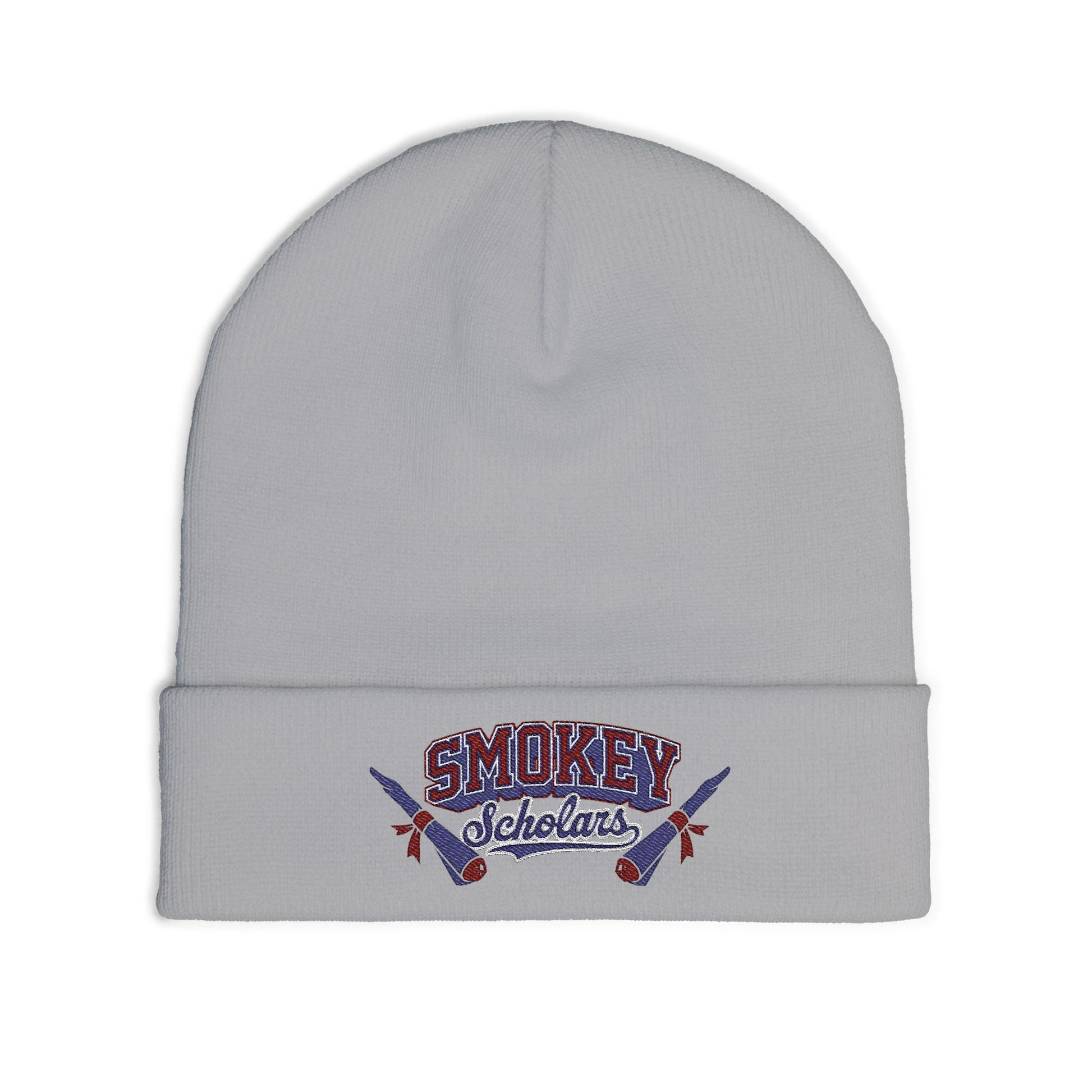 Smokey Scholars TM Knit Beanie (Embroidery) - Smokey Scholars