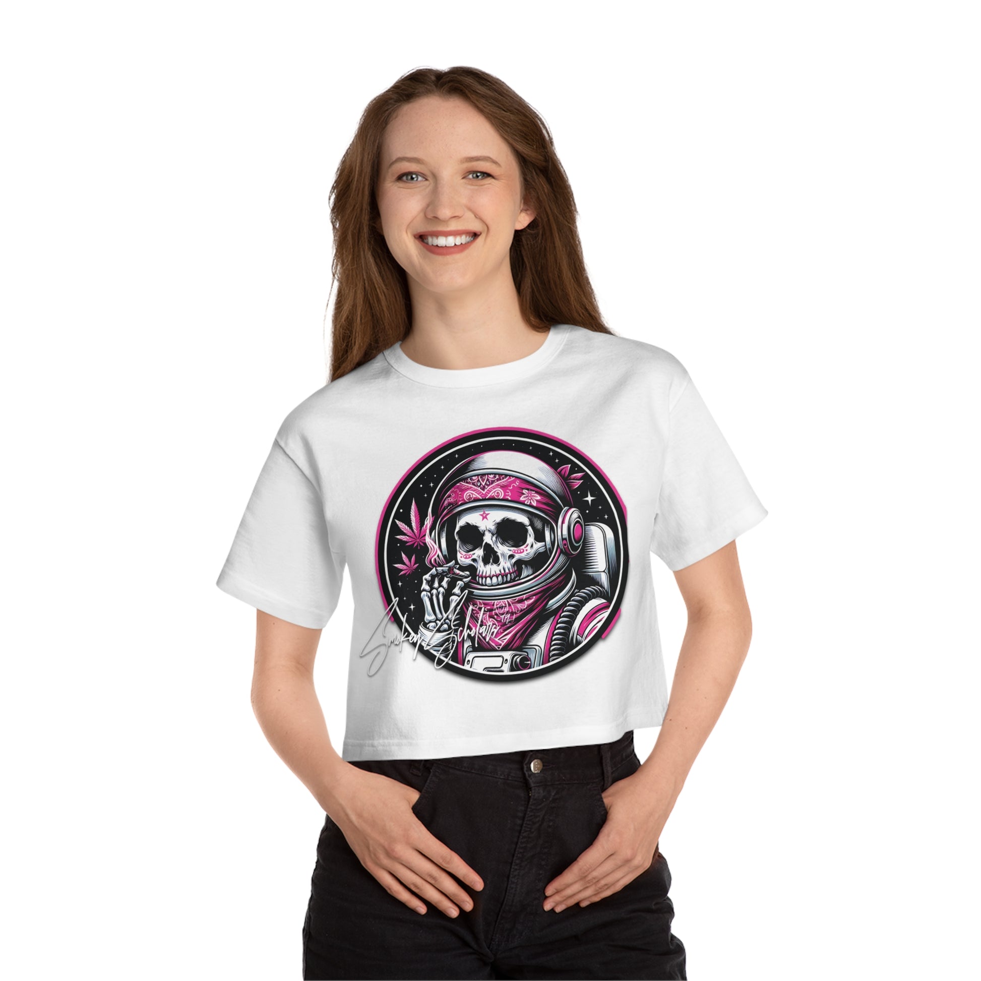 Smokey Scholars TM Champion Women's Heritage Cropped T-Shirt - Smokey Scholars