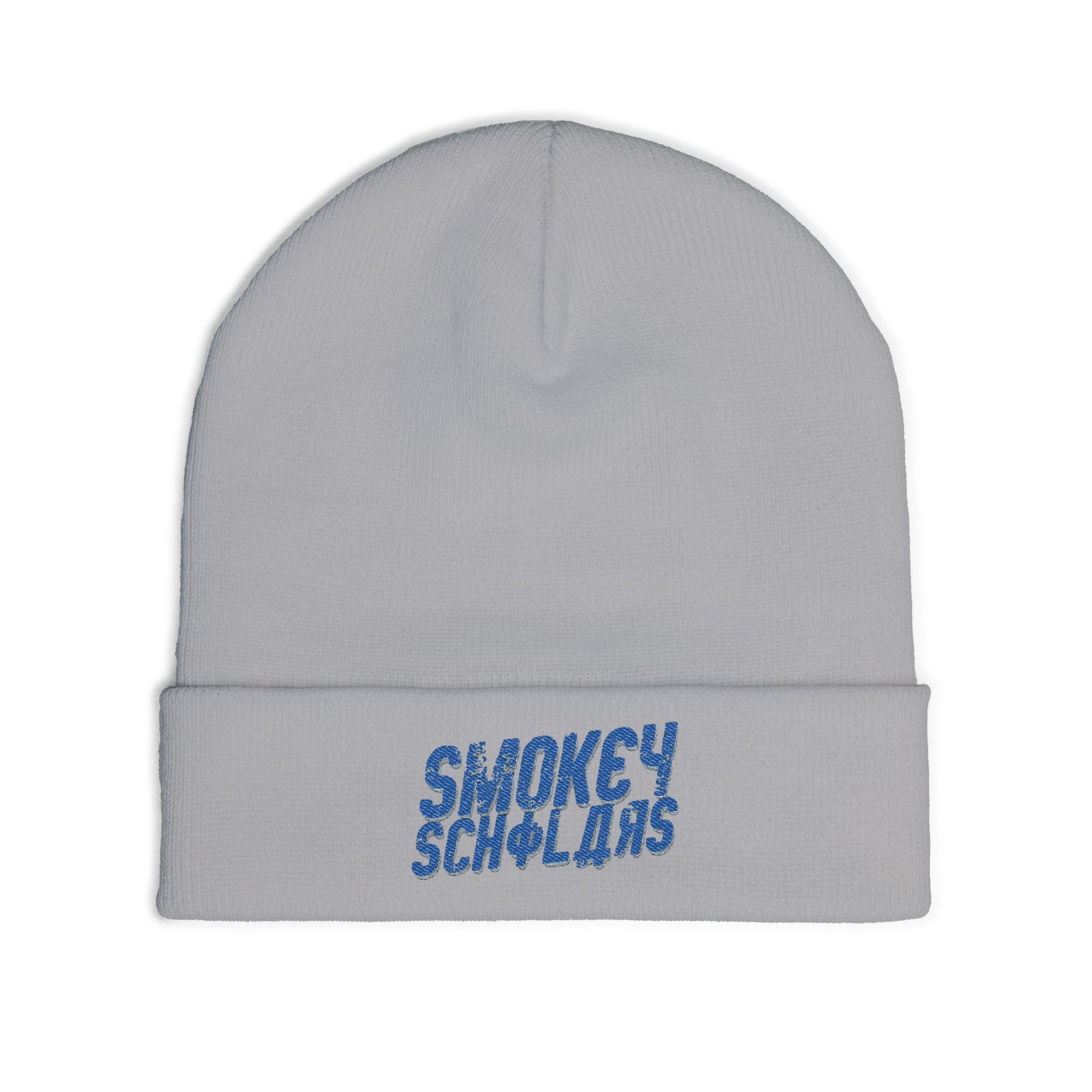 Smokey Scholars TM Gamma Smoke Knit Beanie (Embroidery) - Smokey Scholars