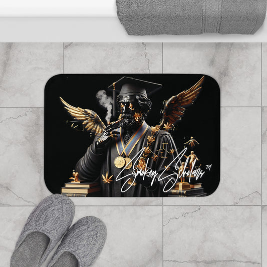 Smokey Scholars Blk Stone Bath Mat - Smokey Scholars