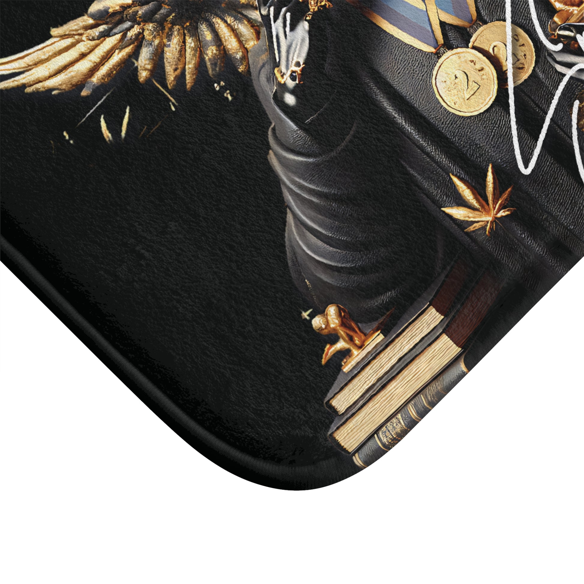 Smokey Scholars Blk Stone Bath Mat - Smokey Scholars