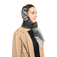 Smokey Scholars Blk Stone  Poly Scarf - Smokey Scholars