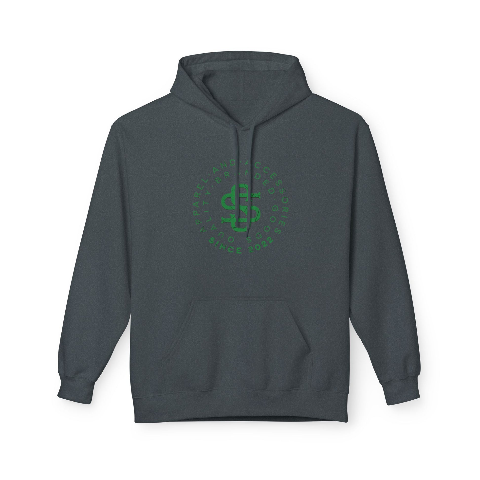 Smokey Scholars TM Green Bridge Unisex Midweight Softstyle Fleece Hoodie - Smokey Scholars