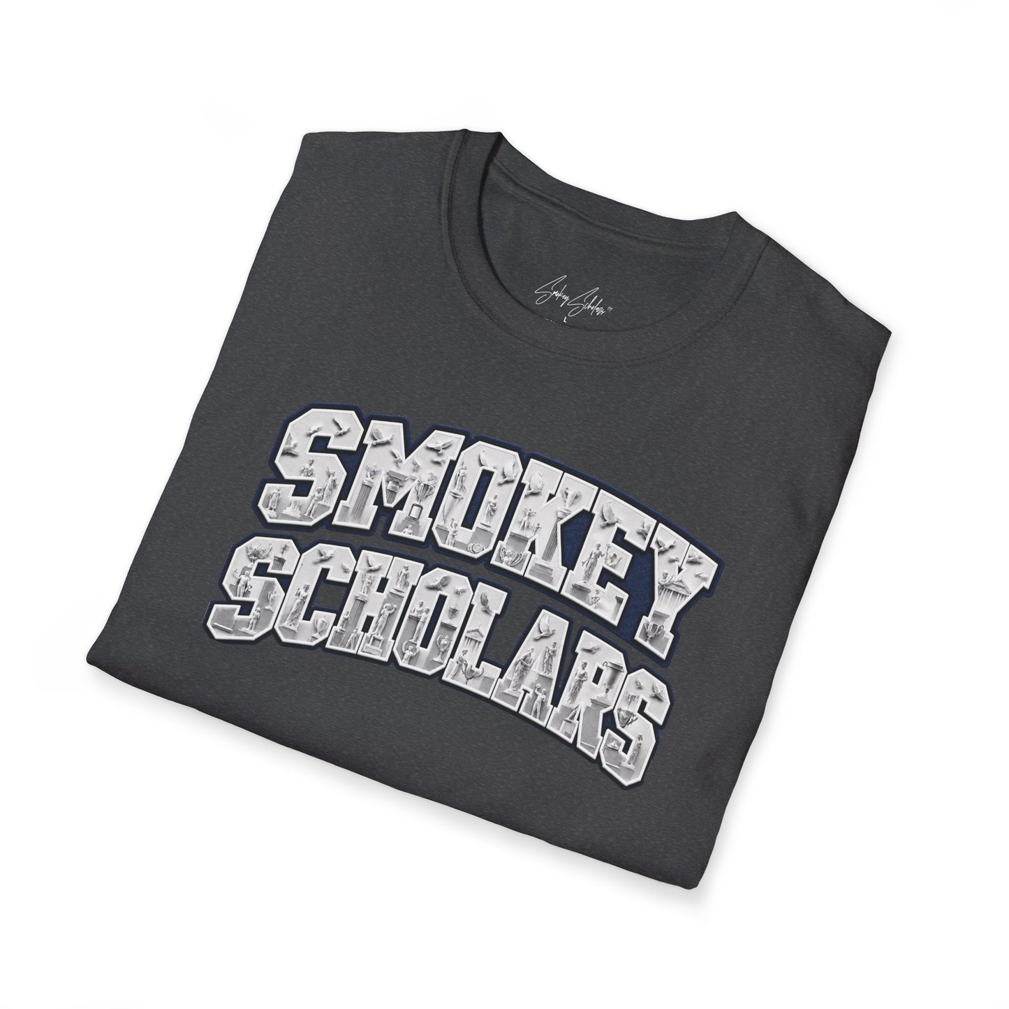 Smokey Scholars Collegiate Statues Tee