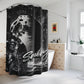 Smokey Scholars Black Angel Shower Curtains - Smokey Scholars