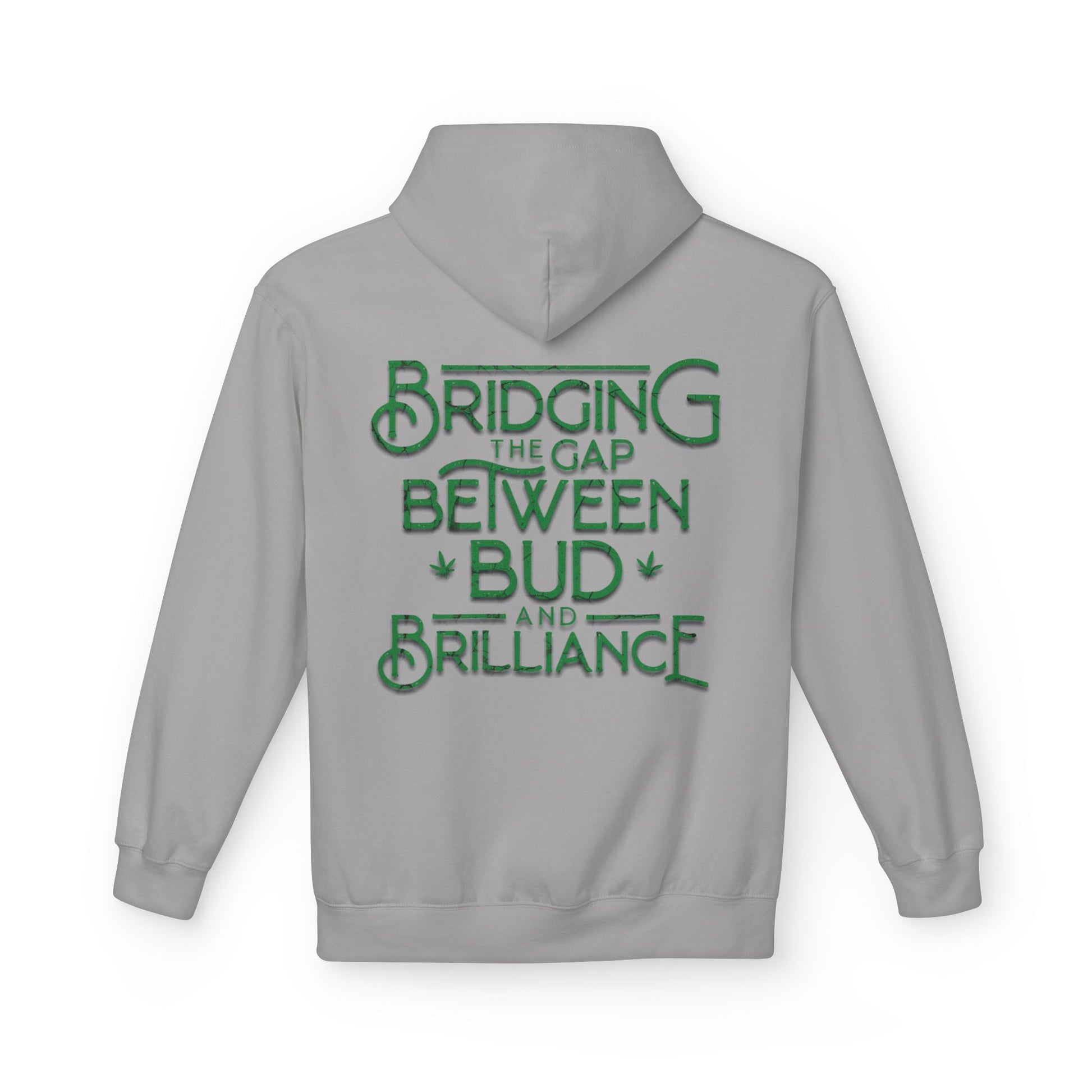Smokey Scholars TM Green Bridge Unisex Midweight Softstyle Fleece Hoodie - Smokey Scholars