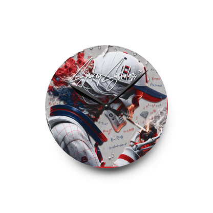 Smokey Scholars Astro Skelly Wall Clock - Smokey Scholars