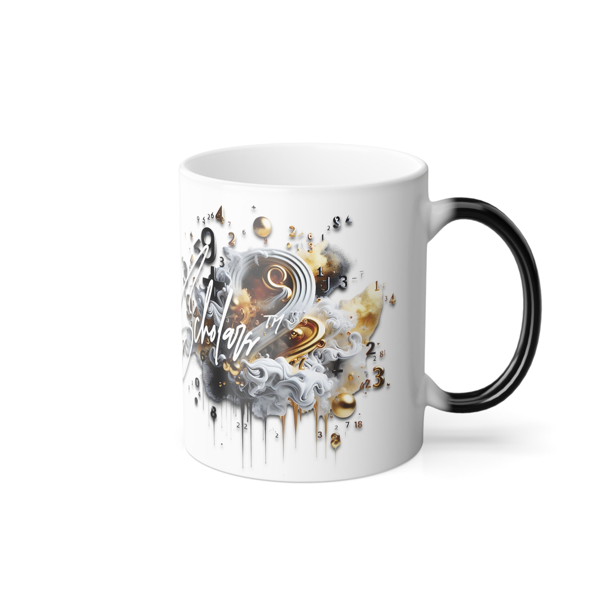 Smokey Scholars Blk Stone Color Morphing Mug, 11oz - Smokey Scholars