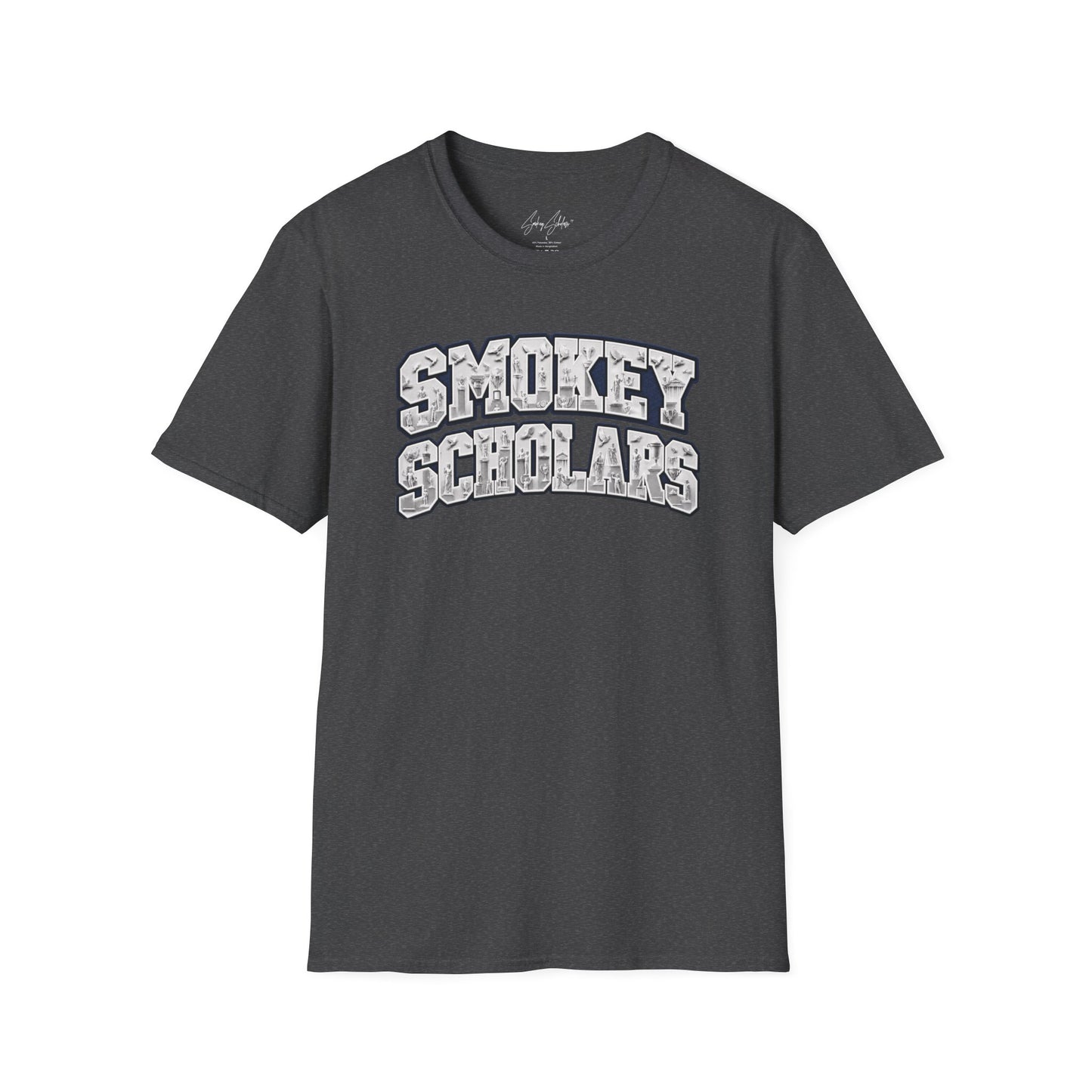 Smokey Scholars Collegiate Statues Tee