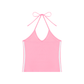 Smokey Scholars Women's Color Block Halter Crop Tank - Smokey Scholars