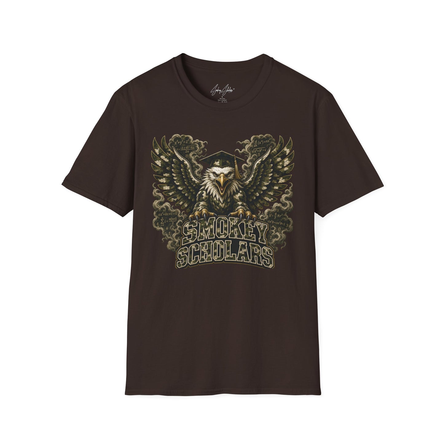 Smokey Scholars Camo Eagle  T-Shirt