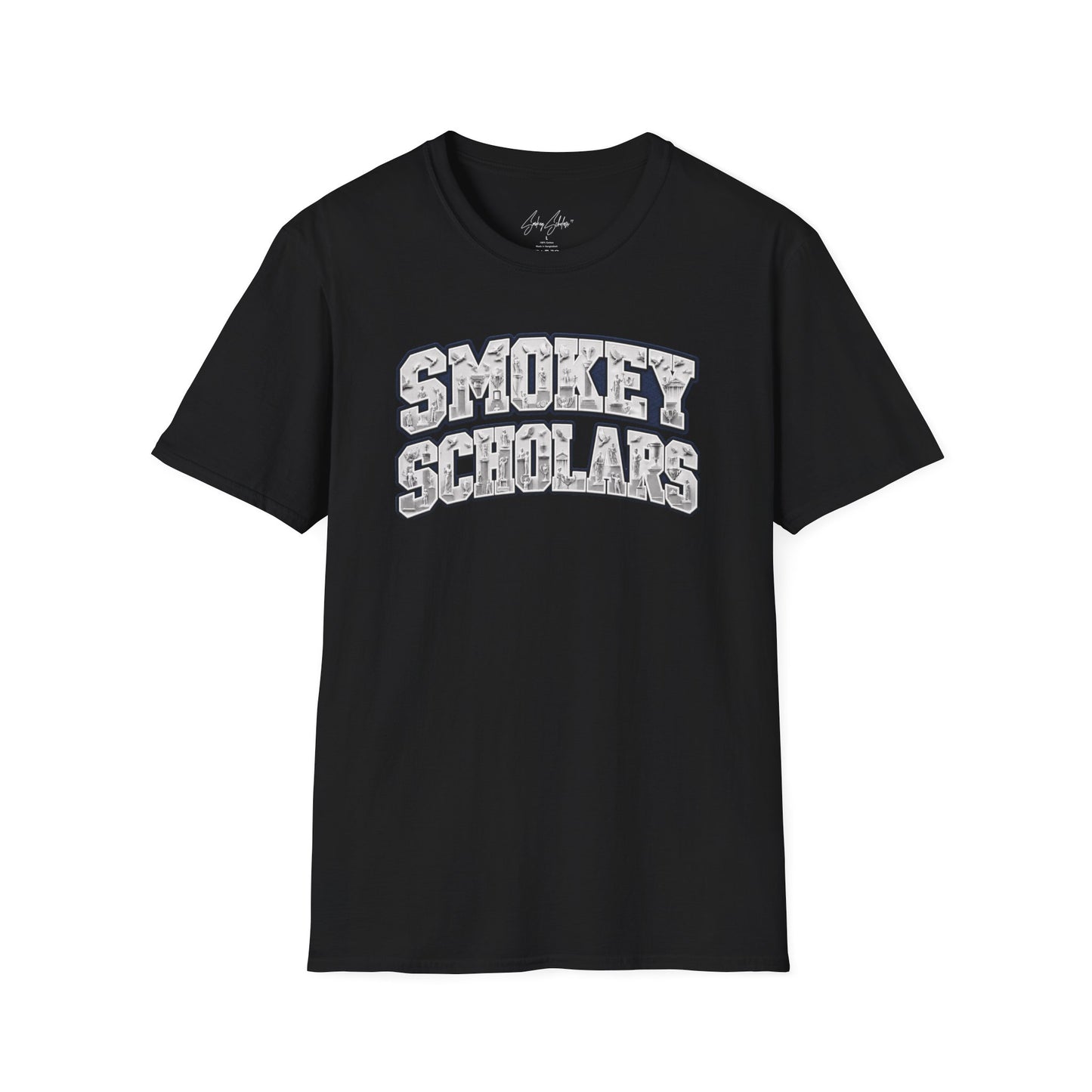Smokey Scholars Collegiate Statues Tee