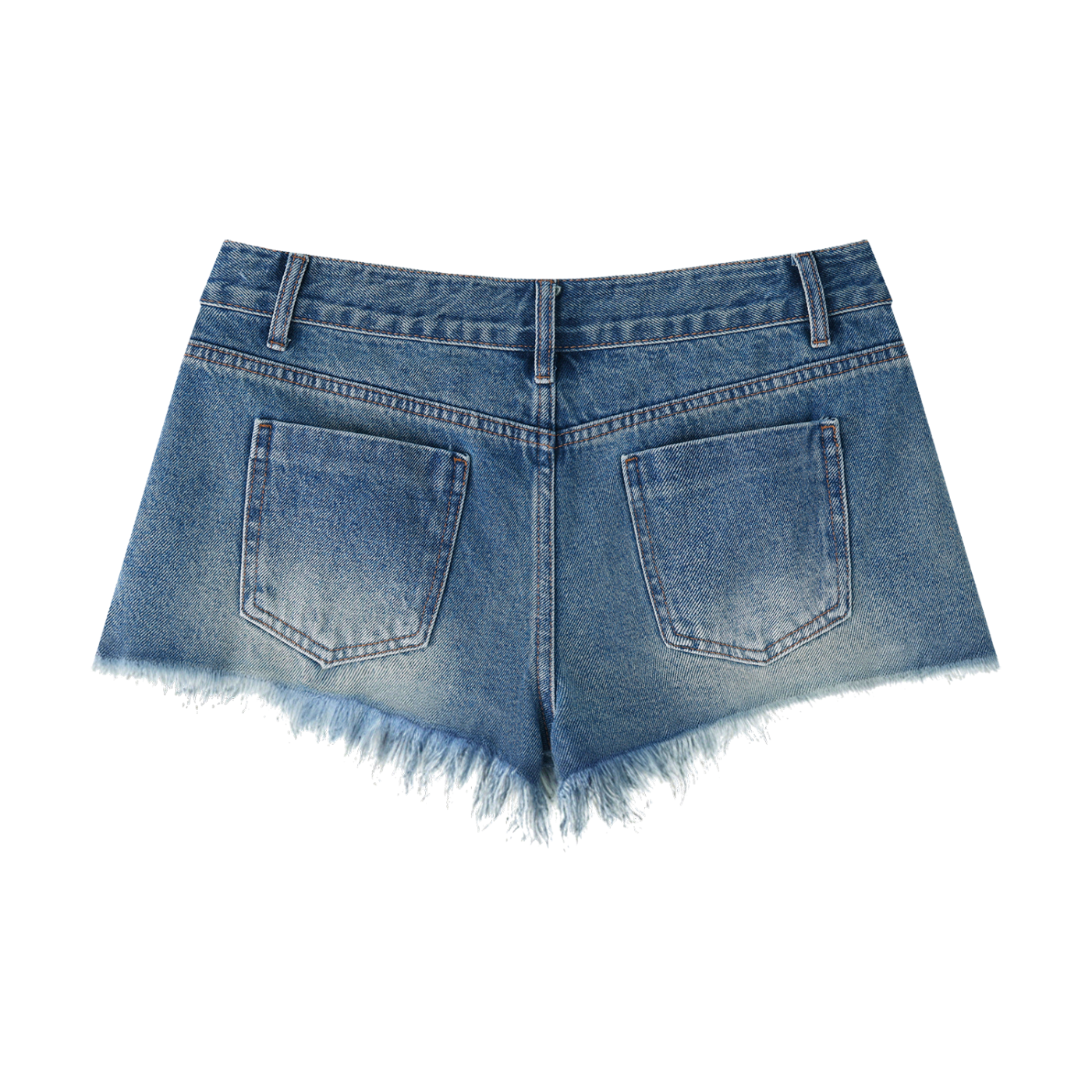Smokey Scholars Women's Vintage Wash Raw Hem Denim Shorts - Smokey Scholars
