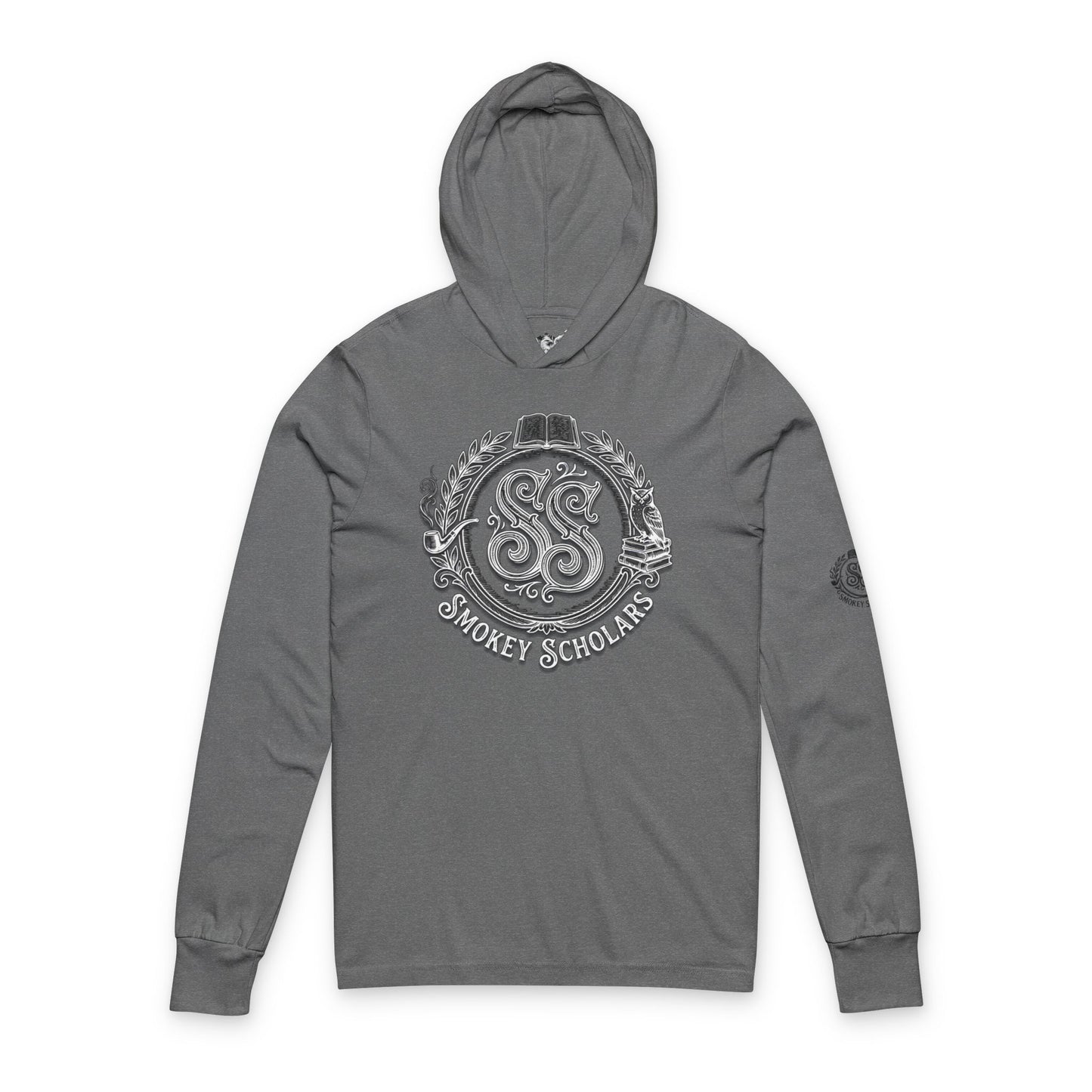 Smokey Scholars TM Unisex Hooded Long Sleeve Tee