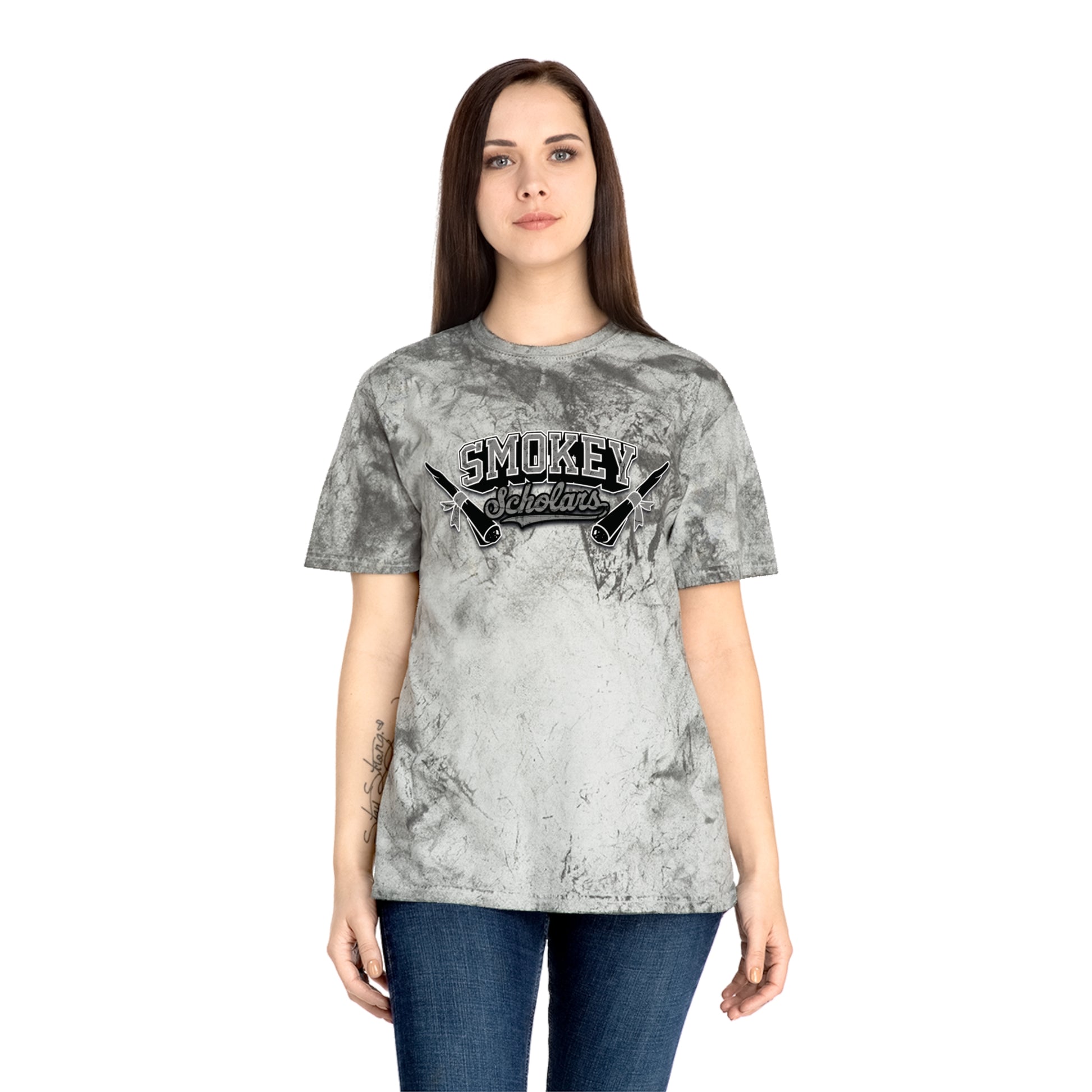 Smokey Scholars TM Unisex Smoke Color Blast T-Shirt - Smokey Scholars