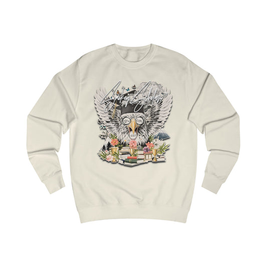 Smokey Scholars Eagle Collage Sweatshirt — Big Eye Eagle Graphic