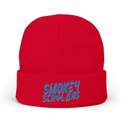 Smokey Scholars TM Gamma Smoke Knit Beanie (Embroidery) - Smokey Scholars