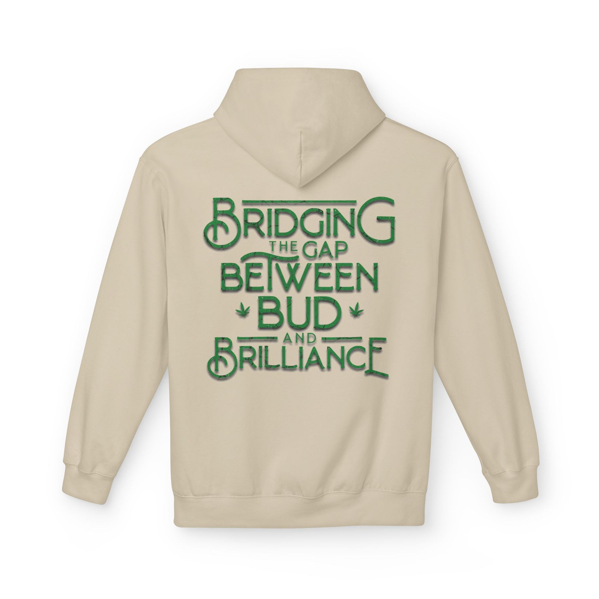 Smokey Scholars TM Green Bridge Unisex Midweight Softstyle Fleece Hoodie - Smokey Scholars