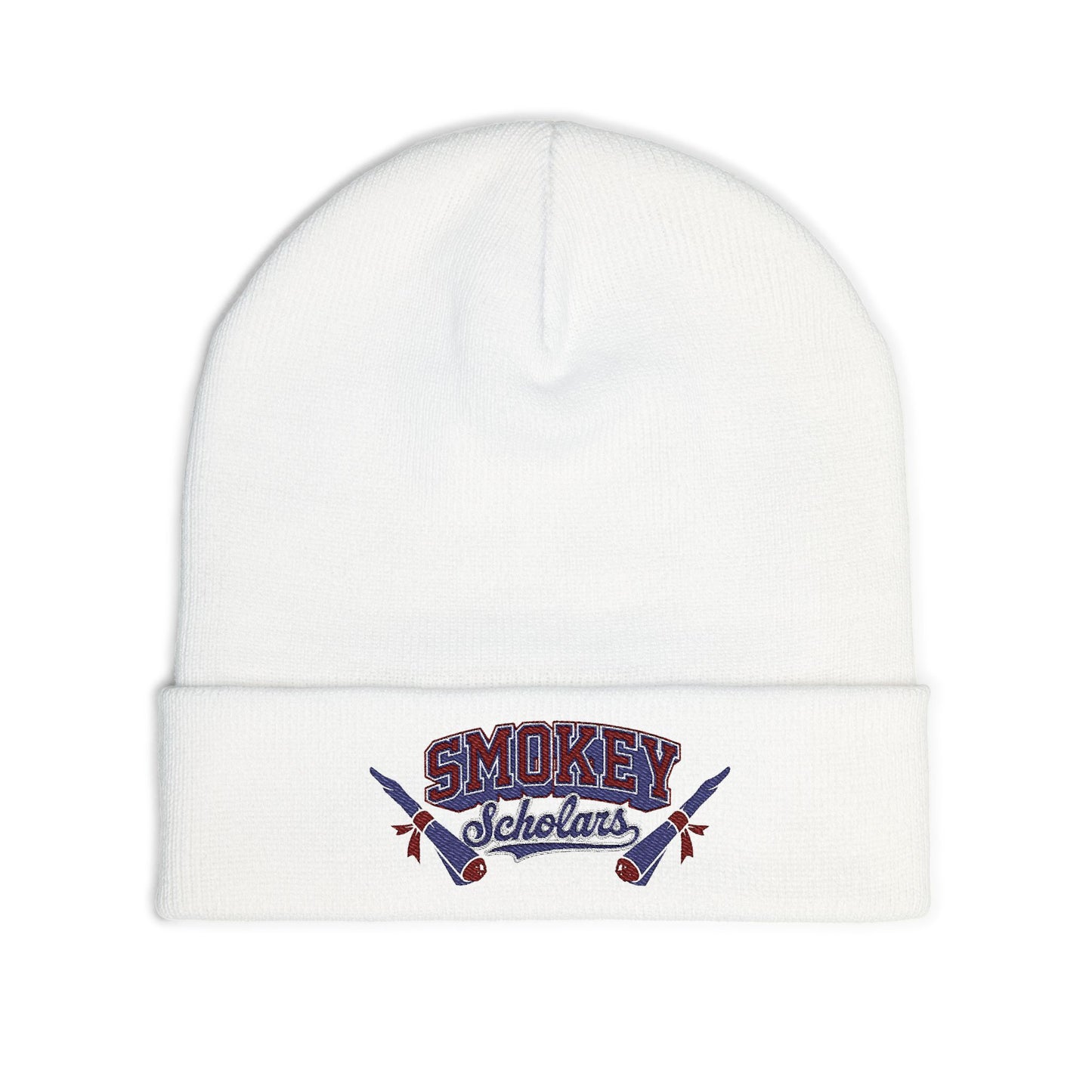 Smokey Scholars TM Knit Beanie (Embroidery) - Smokey Scholars