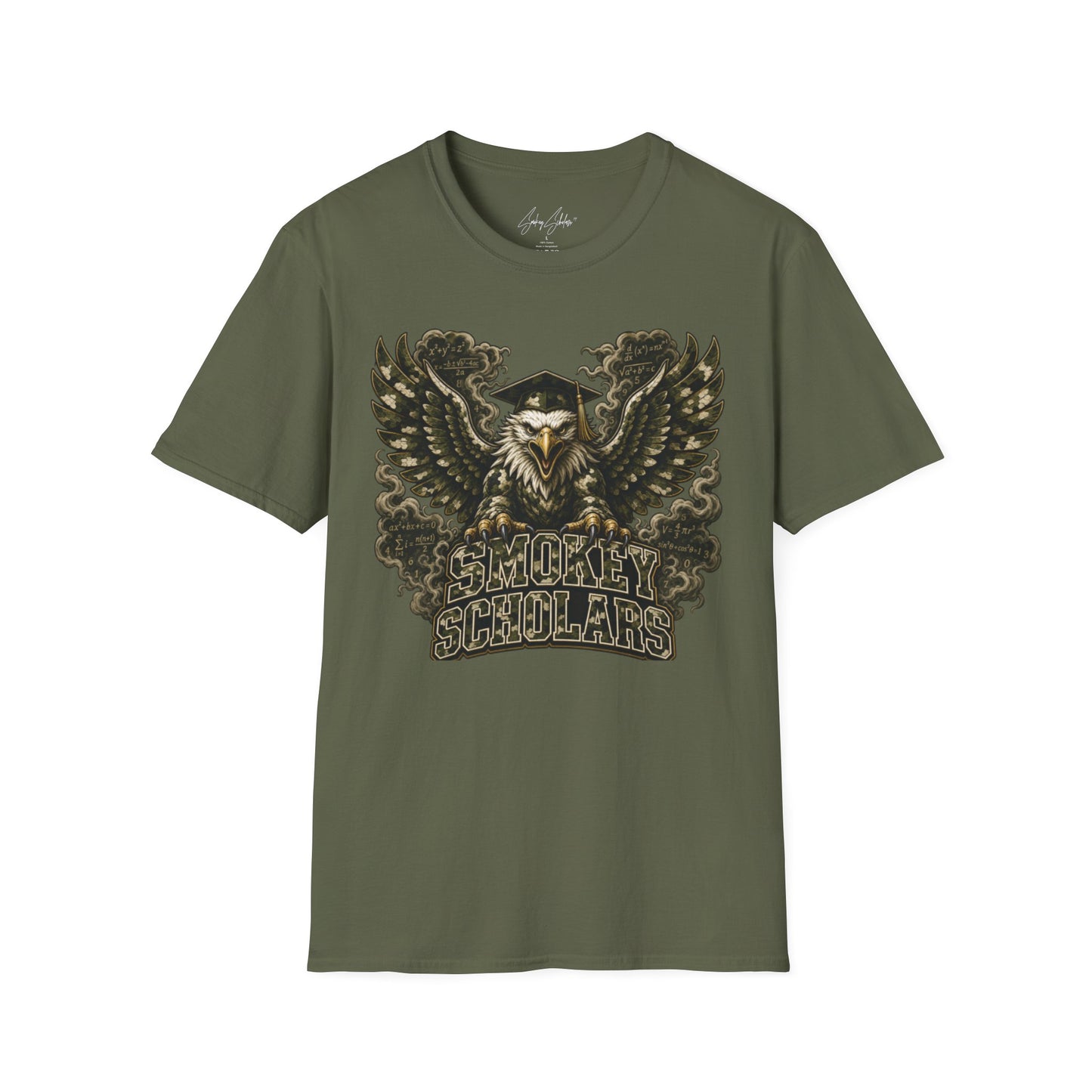Smokey Scholars Camo Eagle  T-Shirt