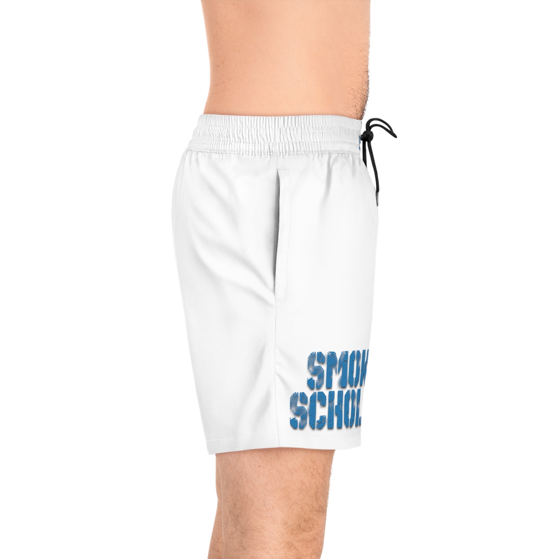 Smokey Scholars Blue Skele Scholar  Mid-Length Swim Shorts - Smokey Scholars