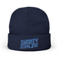 Smokey Scholars TM Gamma Smoke Knit Beanie (Embroidery) - Smokey Scholars