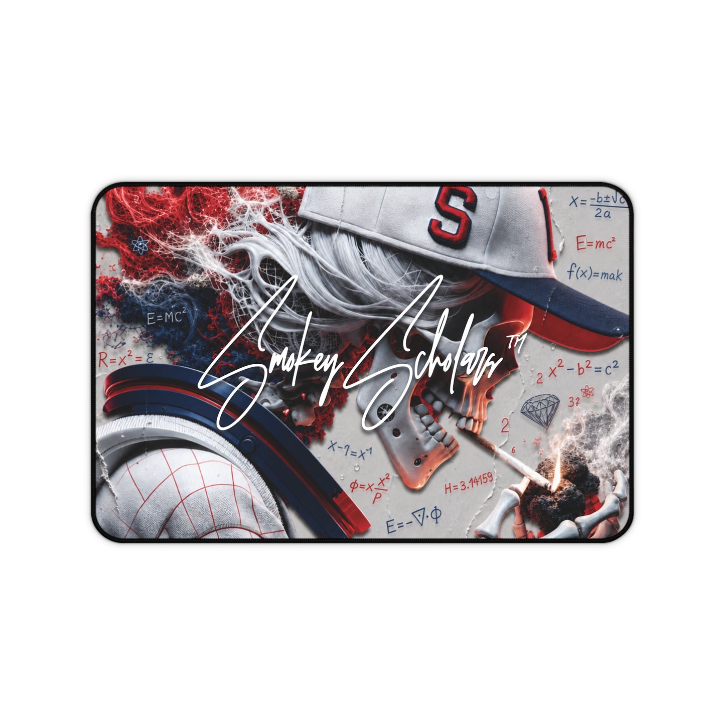 Smokey Scholars Astro Skelly Desk Mat - Smokey Scholars