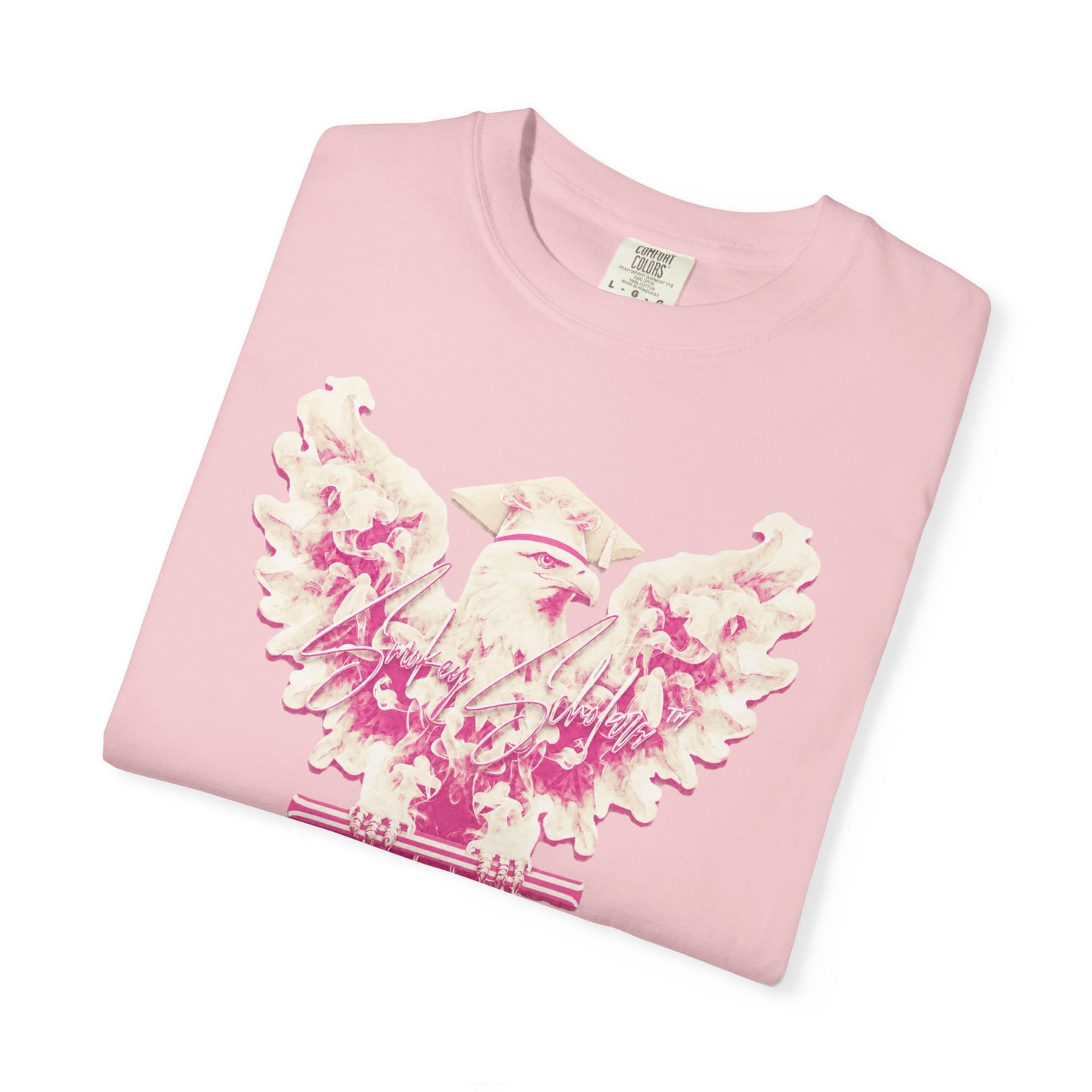 Smokey Scholars Pink Sealed Eagle Tee - Smokey Scholars