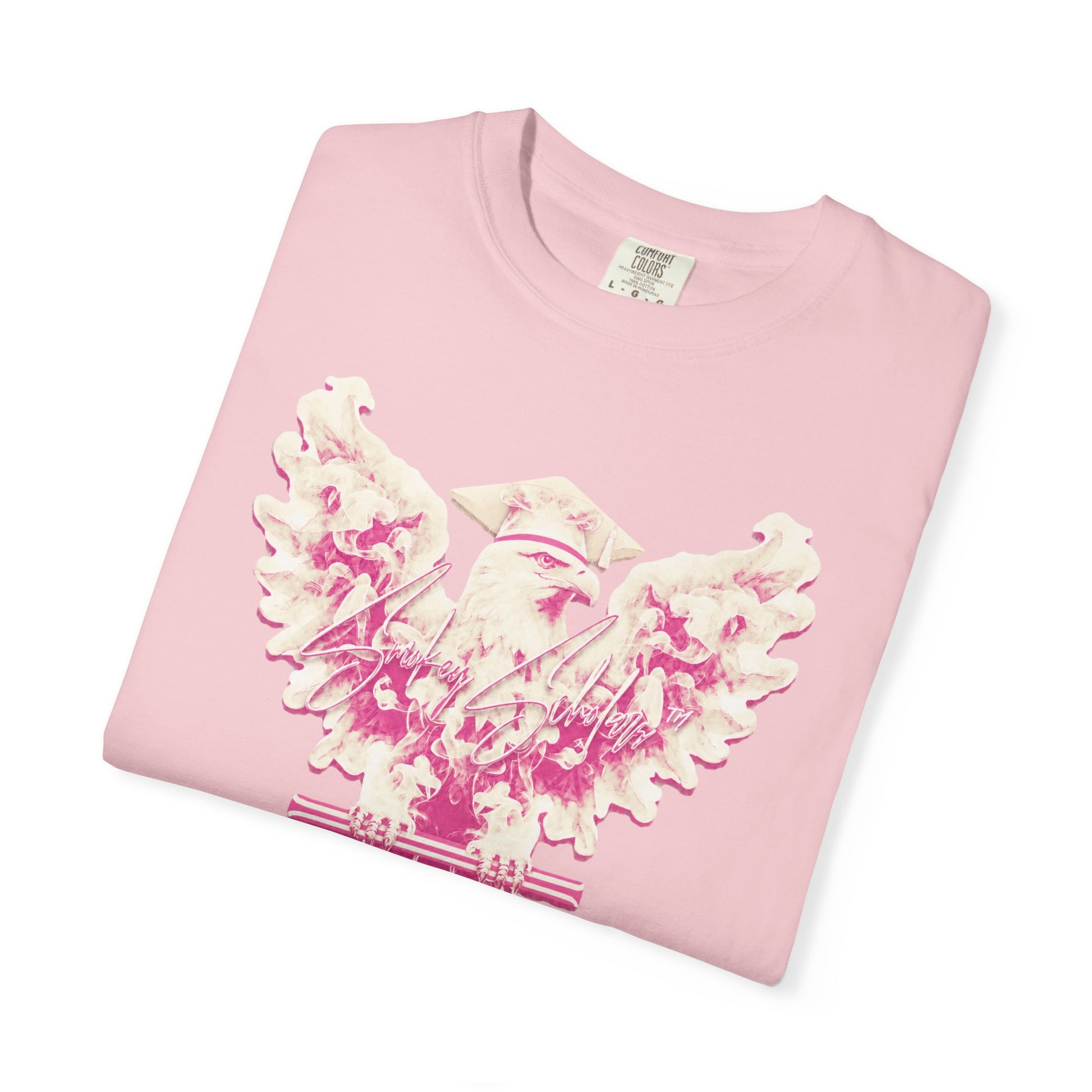 Smokey Scholars Pink Sealed Eagle Tee - Smokey Scholars