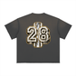 Smokey Scholars Sun Fade Raw Edge Graphic T-Shirt - Smokey Scholars